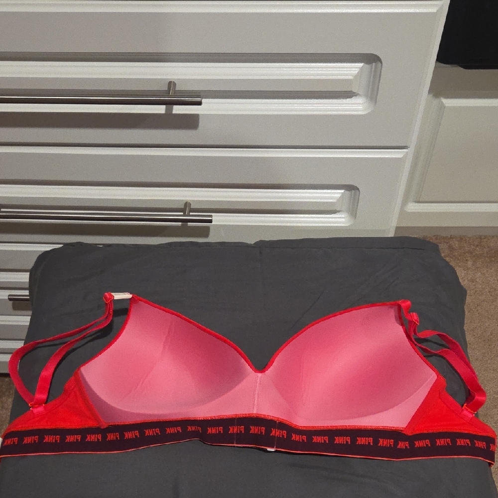 PINK Victoria's Secret Bold Red Bra